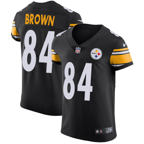 Nike Steelers #84 Antonio Brown Black Team Color Men's Stitched NFL Vapor Untouchable Elite Jersey